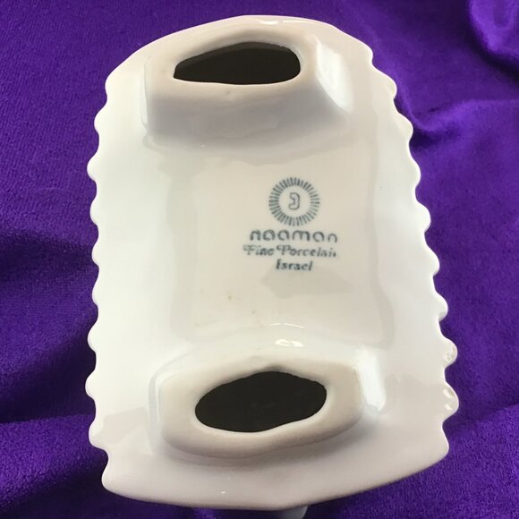 Naaman Israel Porcelain Ram Bighorn Sheep MCM Mid Century - Picture 10 of 13